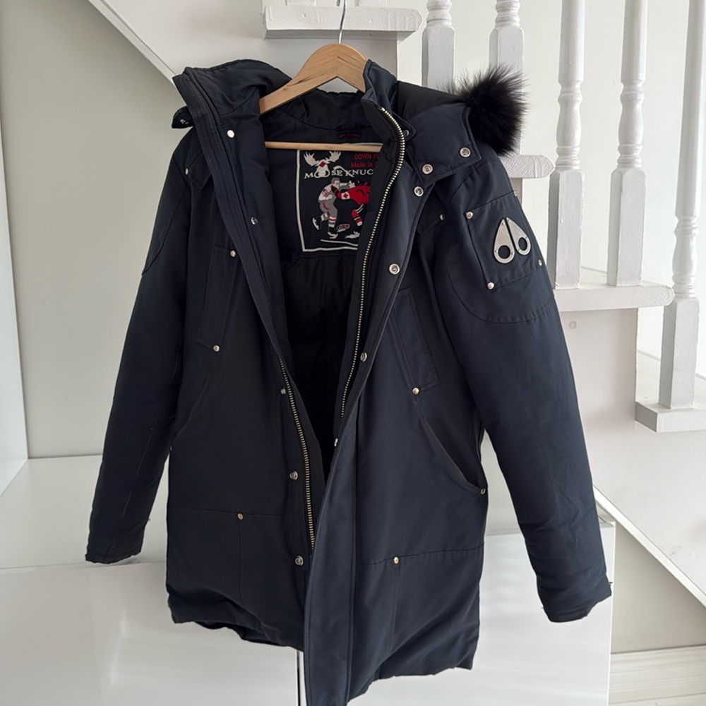 Men’s Original Navy Moose Knuckles Parka
